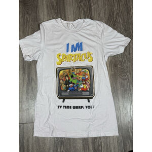 I Am Spartacus Tv Time Warp: Vol 1 Medium Shirt Muppets Ghostbusters Chipmunks